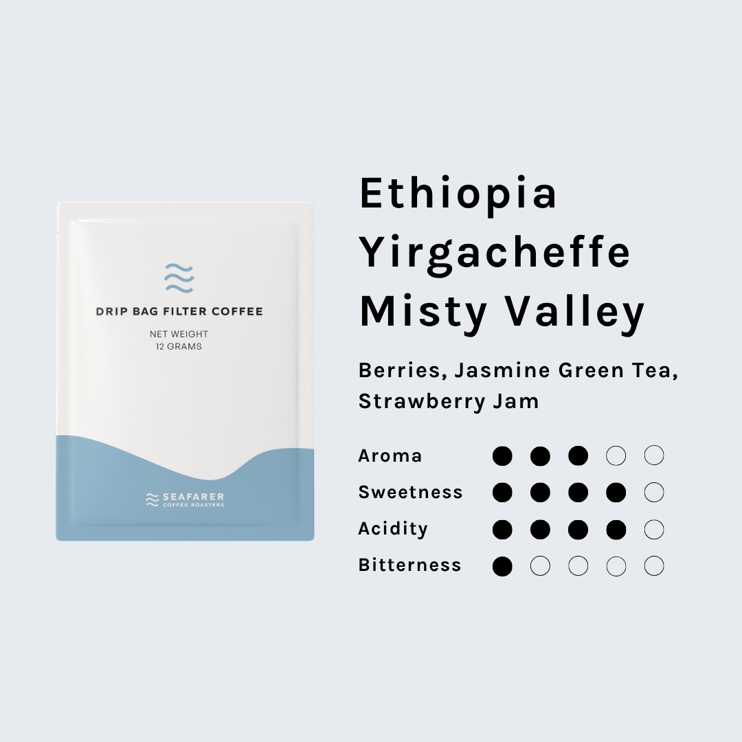 Ethiopia Yirgacheffe Misty Valley Drip Bag Coffee